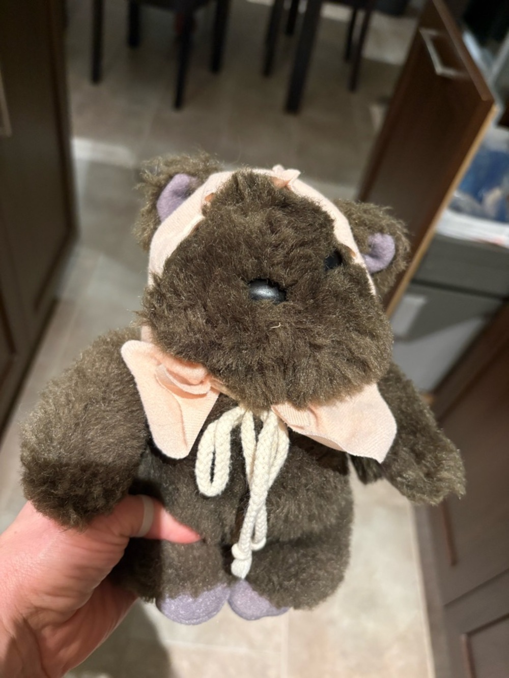 Vintage STAR WARS 9" Plush Baby Ewok Disneyland Disney World Lucasfilm 90s
